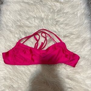 Pink bikini top